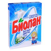 Стиральный порошок БИОЛАН СМС Белые цветы 350гр(1/24)