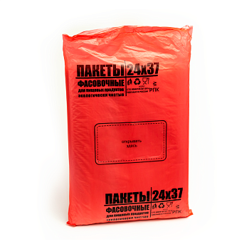 Пакет фасовочный прочный, 24х37 см., 9 мкм, (1/400/40)